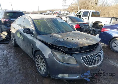 2011 Buick Regal Cxl Turbo Russelsheim from USA, damaged, VIN W04GY5GV6B1096844